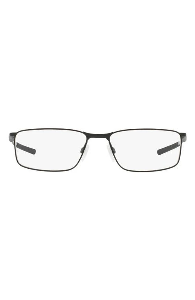 Oakley Socket 5.0 55mm Rectangular Optical Glasses in Black at Nordstrom