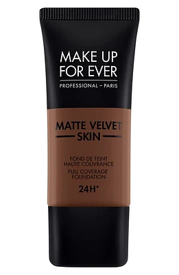 Make Up For Ever Matte Velvet Skin Full Coverage Foundation in R560-Chocolate at Nordstrom