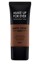 Make Up For Ever Matte Velvet Skin Full Coverage Foundation in R560-Chocolate at Nordstrom