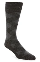 Cole Haan Twist Plaid Socks in Black at Nordstrom