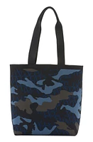 Valentino Garavani Iconographe Camouflage Jacquard Tote in Marine at Nordstrom