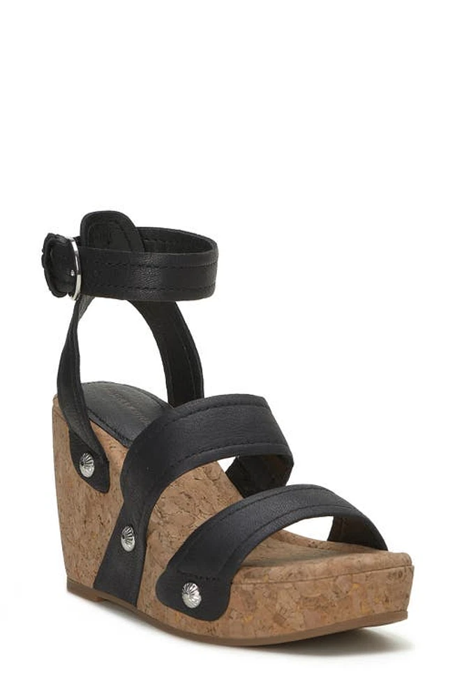 Lucky Brand Valintina Ankle Strap Platform Wedge Sandal at Nordstrom,