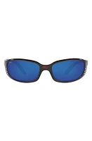 Costa Del Mar 59mm Polarized Wraparound Sunglasses in Light Tort at Nordstrom