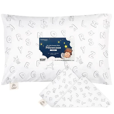 KeaBabies Printed Toddler Pillowcase 13X18" in Abc Land at Nordstrom