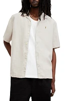 AllSaints Audley Button-Up Camp Shirt at Nordstrom,