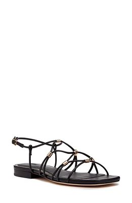 PAIGE Aurora Ankle Strap Sandal Black at Nordstrom,