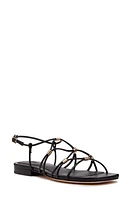 PAIGE Aurora Ankle Strap Sandal Black at Nordstrom,