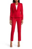 Tahari ASL Peplum Blazer & Tapered Pants Set at Nordstrom,