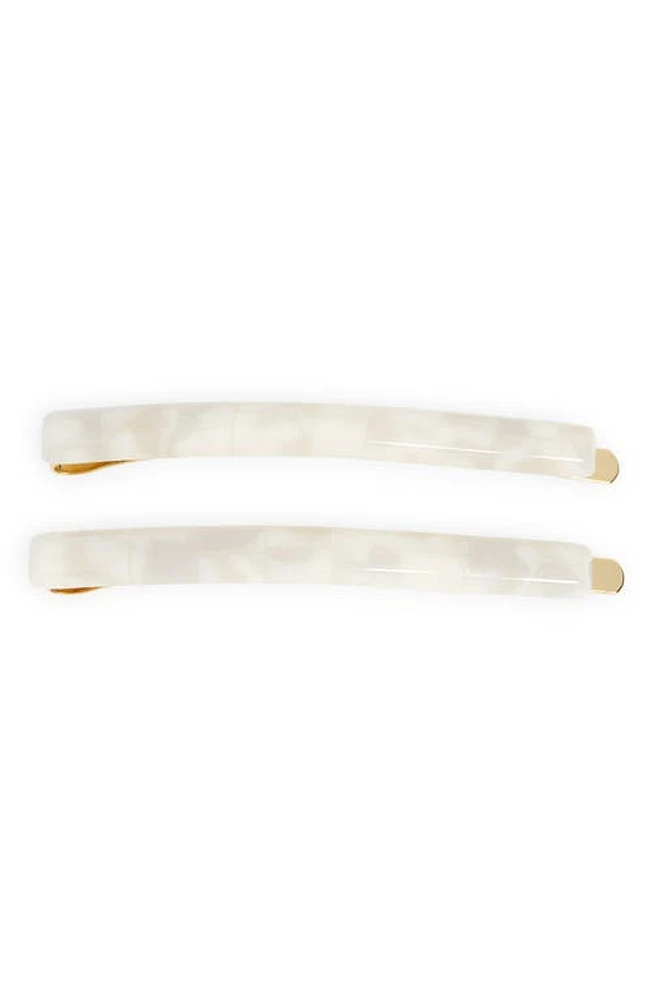 france luxe 2-Pack Bobby Pins in Coconut Milk at Nordstrom