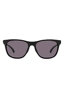 Oakley Leadline 56mm Rectangular Sunglasses in Matte Black at Nordstrom