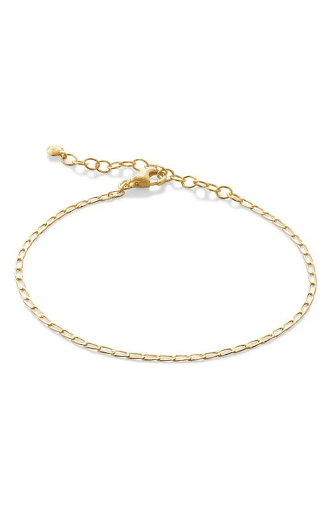 Monica Vinader Oval Link Chain Bracelet in 18Ct Gold Vermeil at Nordstrom