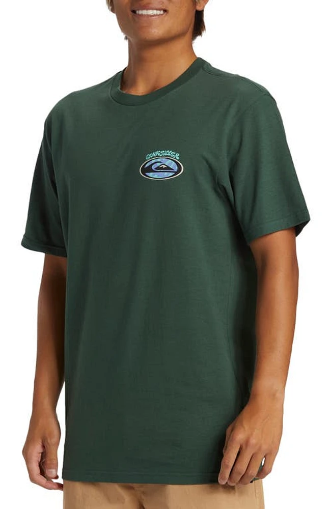 Quiksilver Stay Peaceful Graphic T-Shirt Forest at Nordstrom,