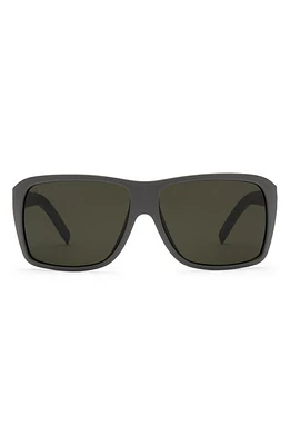 Electric Bristol 52mm Polarized Square Sunglasses in Matte Black/Grey Polar at Nordstrom