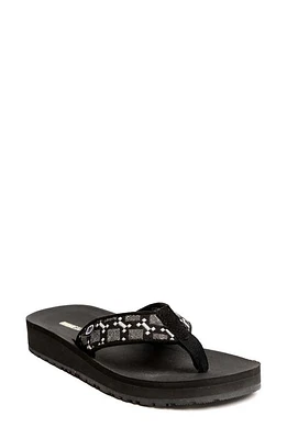 Minnetonka Hedy 2.0 Flip Flop Black Geometric at Nordstrom,