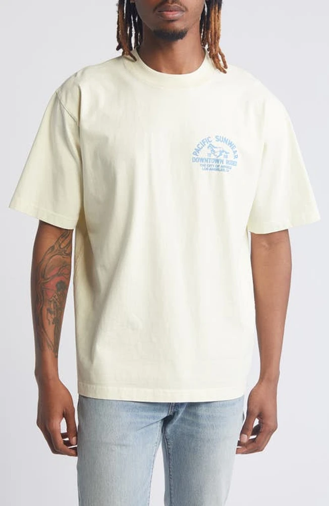 PacSun Downtown Rodeo Cotton Graphic T-Shirt Cream at Nordstrom,