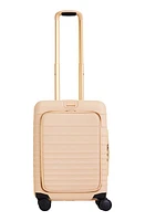 Béis The 21-inch Front Pocket Carry-On Roller in Beige at Nordstrom