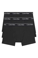 Calvin Klein Classics 3-Pack Cotton Trunks Black at Nordstrom,