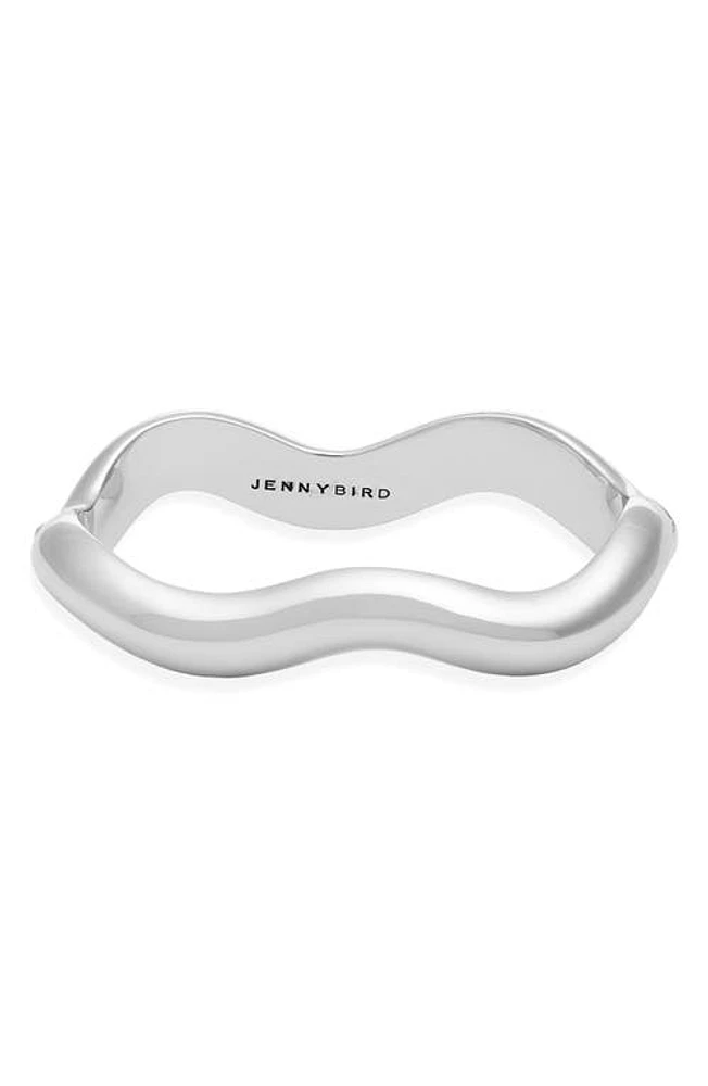 Jenny Bird Ola Bangle Bracelet in High Polish Silver at Nordstrom