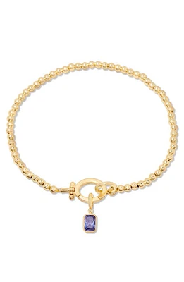 Brook and York Mackenzie Birthstone Bracelet in Gold