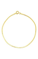 Bony Levy Herringbone Chain Bracelet Yellow Gold at Nordstrom,