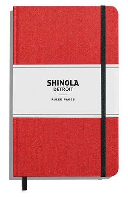 Shinola Hardcover Linen Journal in Ablaze at Nordstrom