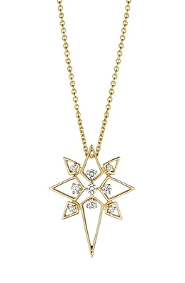 Hueb Estelar Diamond Pendant Necklace in Yellow Gold at Nordstrom, Size 18