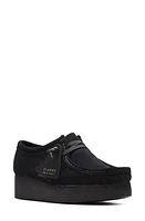 Clarks(r) Wallacraft Bee Platform Driving Shoe Black Suede at Nordstrom,