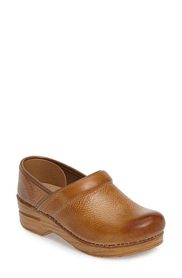 Dansko Professional Clog Honey Distressed Leather at Nordstrom,