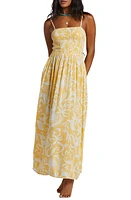 Billabong Sun Spell Smocked Maxi Sundress Brighter Days at Nordstrom,