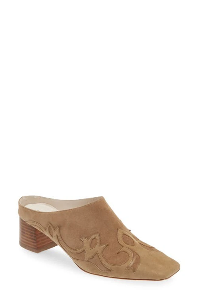 KOKO + PALENKI Elvie Mule in Camel Suede at Nordstrom, Size 6