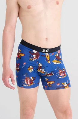 SAXX Ultra Super Soft Relaxed Fit Boxer Briefs Eagle- Sapphire at Nordstrom,