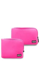 KUSSHI On the Go Pouch Set in Pink at Nordstrom