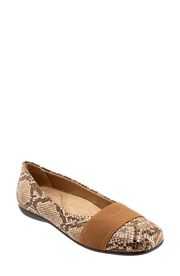 Trotters Samantha Flat Brown Snake at Nordstrom,