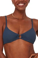 Andie Bonita Rib Bikini Top in Bijou at Nordstrom, Size X-Large