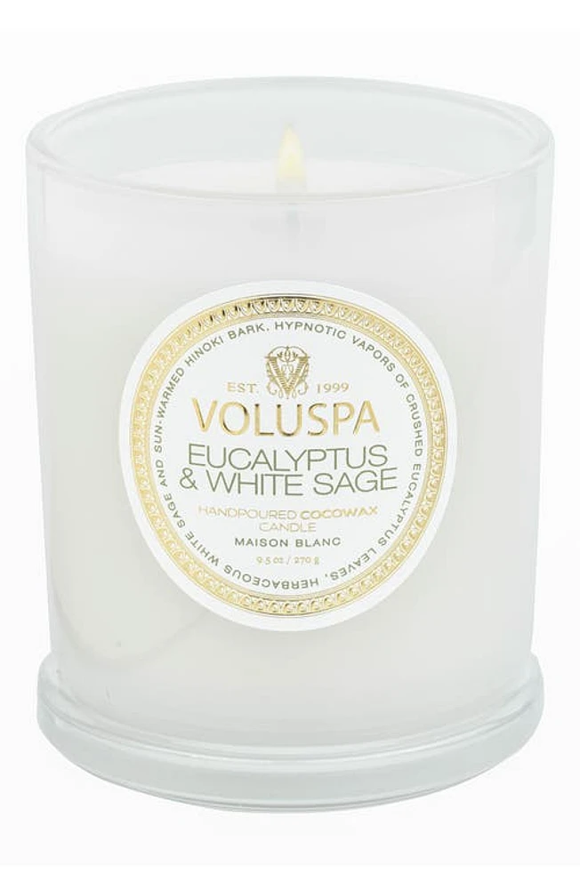 Voluspa Eucalyptus & White Sage Classic Candle at Nordstrom