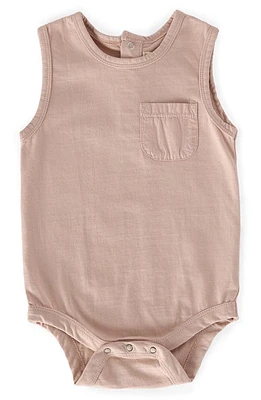 Pehr Organic Cotton Tank Bodysuit in Soft Peony at Nordstrom