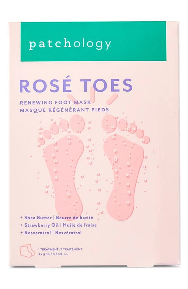 Patchology Rosé Toes Foot Mask at Nordstrom