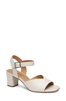 Johnston & Murphy Evelyn Ankle Strap Sandal Bone Glove at Nordstrom,