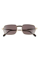 Cartier 56mm Polarized Square Sunglasses in Gold at Nordstrom