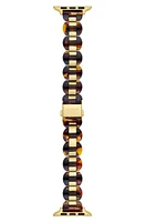 Kate Spade New York scallop 16mm Apple Watch tortoiseshell patterned bracelet watchband at Nordstrom