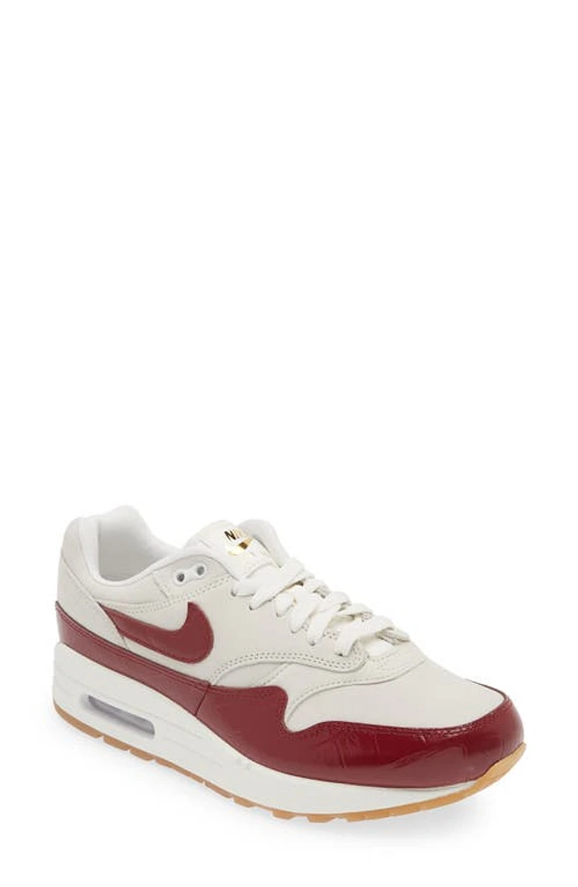 Nike Air Max 1 LX Sneaker Sail/Team Red/Light Brown at Nordstrom,