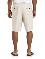 Oak Hill by DXL Linen-Blend Drawstring Shorts at Nordstrom,