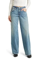 SLVRLAKE Mica Paint Splash Wide Leg Jeans Surrender at Nordstrom,