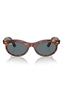 Ray-Ban Wayfarer Transitions 50mm Oval Sunglasses in Striped Havana at Nordstrom