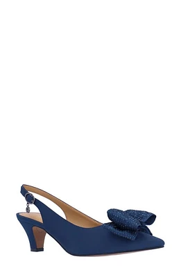 J. Reneé Weslee Slingback Pointed Toe Pump Navy at Nordstrom,