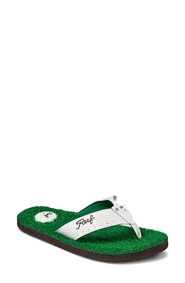 Reef Mulligan Golf Flip Flop Green at Nordstrom,