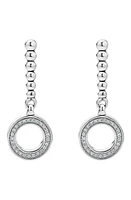 LAGOS Caviar Spark Diamond Drop Earrings in Diamond/Silver at Nordstrom