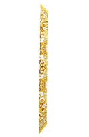 Dolce & Gabbana Majolica Silk Skinny Scarf in Hg3Oo Maiolica Fdo. giallo at Nordstrom