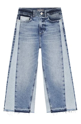 DL1961 Kids' Lily Release Hem Wide Leg Jeans Shoreline (Performance) at Nordstrom,