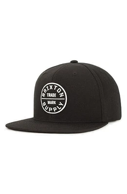 Brixton Oath III Snapback Baseball Cap in Black at Nordstrom